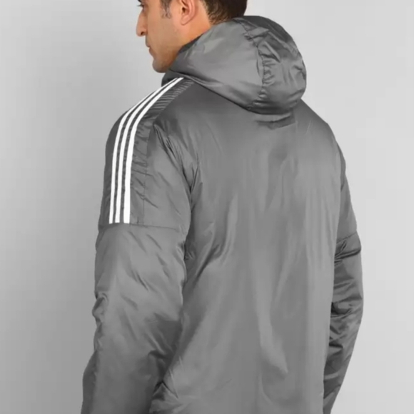 NWT Unisex Adidas Essentials Insulated Hooded Jacket - Small - Picture 8 of 8